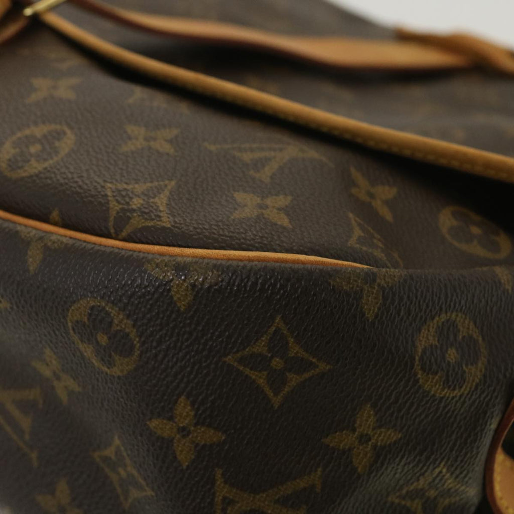Louis Vuitton Brown Canvas Saumur shoulder bag