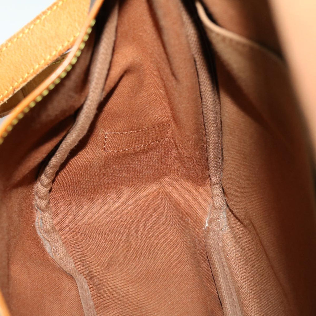 Louis Vuitton Brown Canvas Saumur 35 shoulder bag