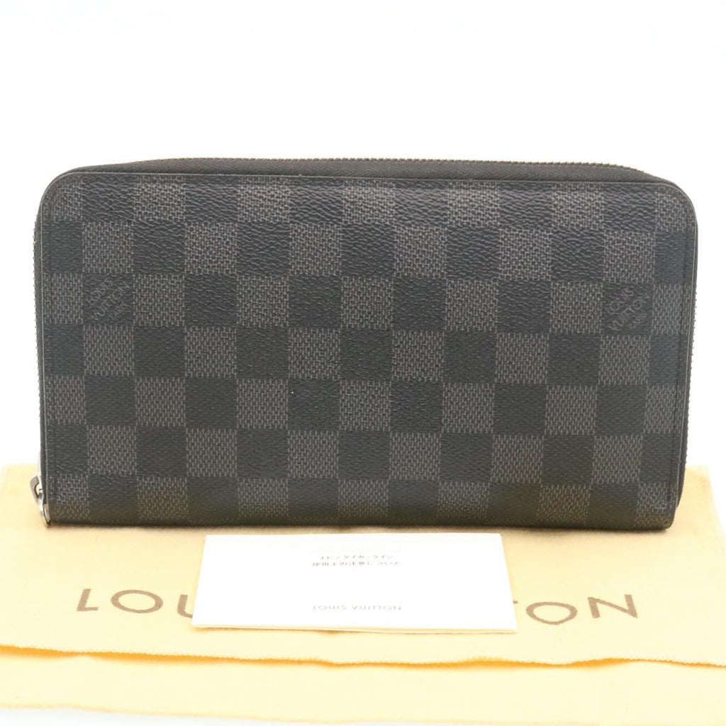 Louis Vuitton Navy Canvas Zippy Wallet Vertical wallet accessories
