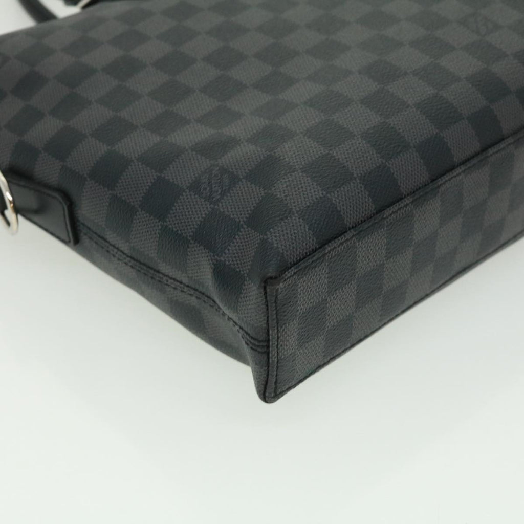 Louis Vuitton Black Canvas Porte documents Jour briefcase bag