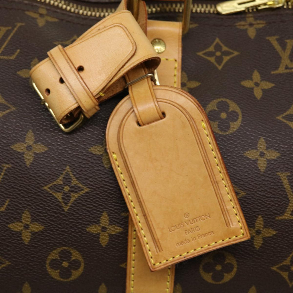 Louis Vuitton Brown Canvas Keepall 60 travel bag