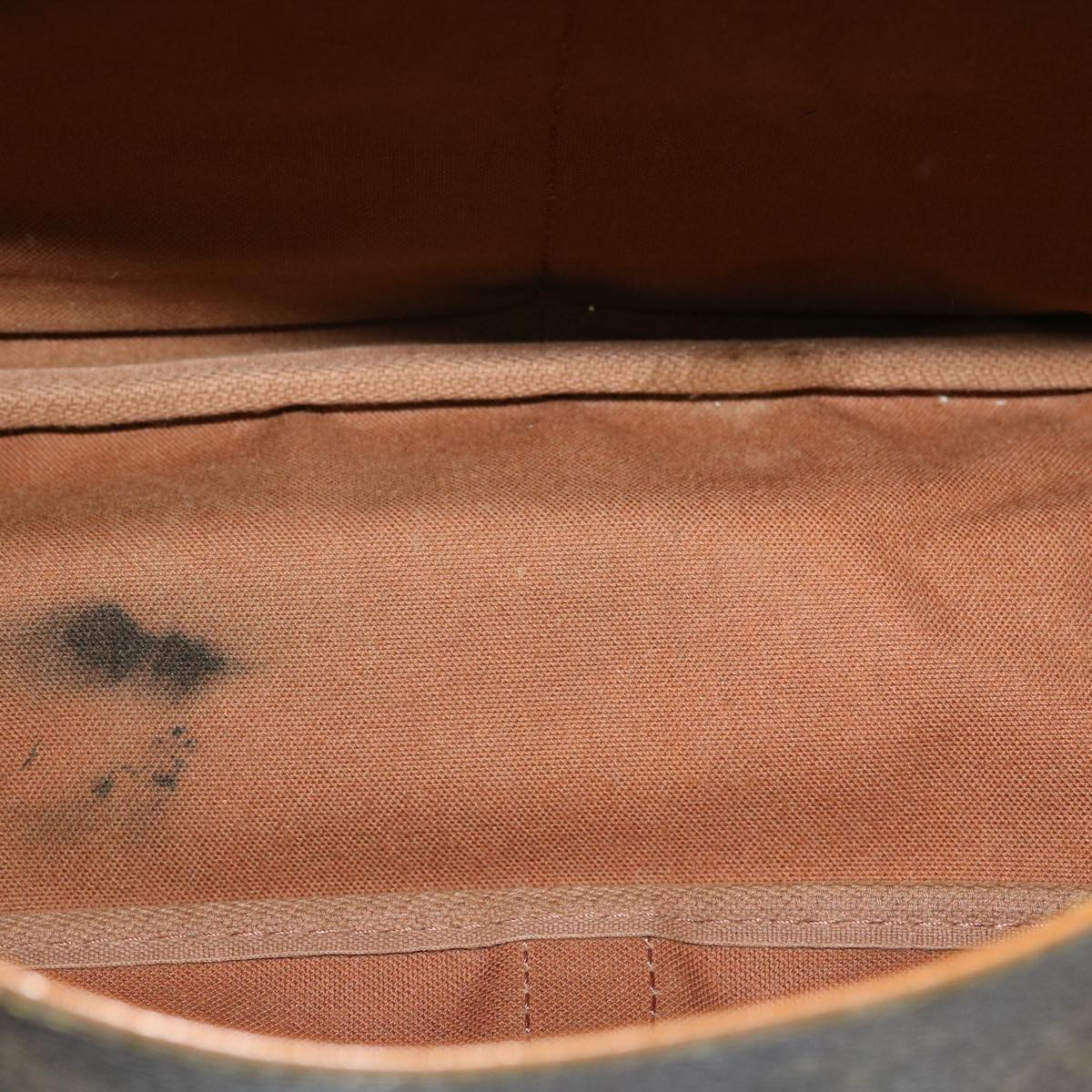 Louis Vuitton Brown Canvas Saumur 35 shoulder bag