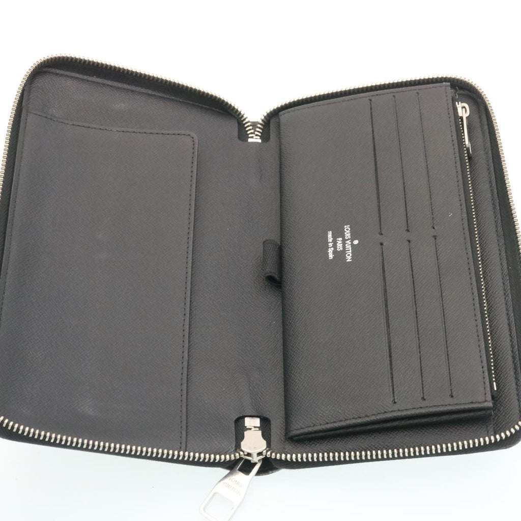 Louis Vuitton Navy Canvas Zippy Wallet Vertical wallet accessories