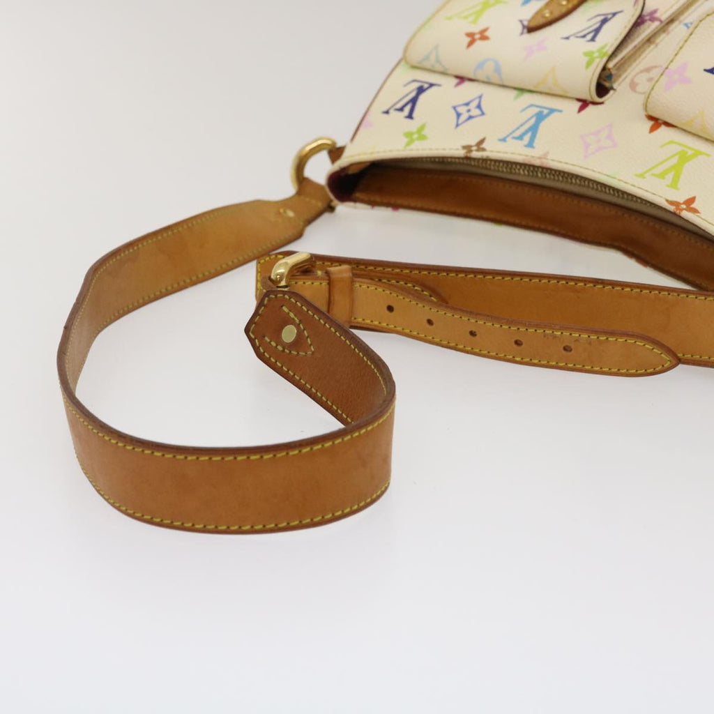 Louis Vuitton White Canvas Lodge shoulder bag