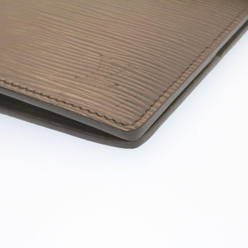 Louis Vuitton Brown Leather Agenda cover wallet accessories