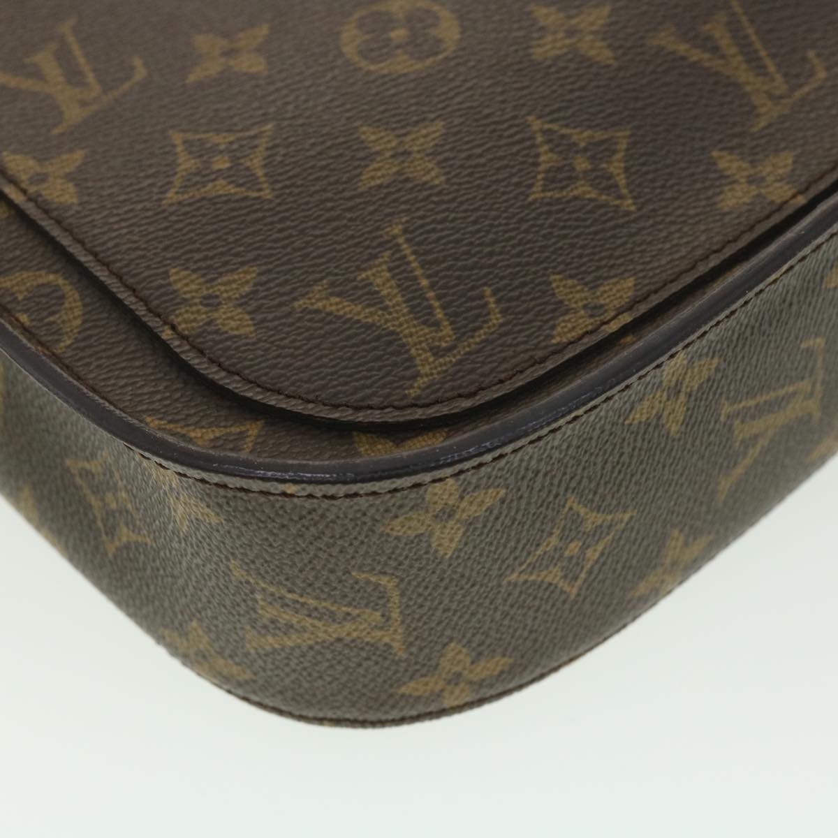 Louis Vuitton Brown Canvas Saint Cloud shoulder bag