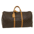 Louis Vuitton Brown Canvas Keepall 60 travel bag
