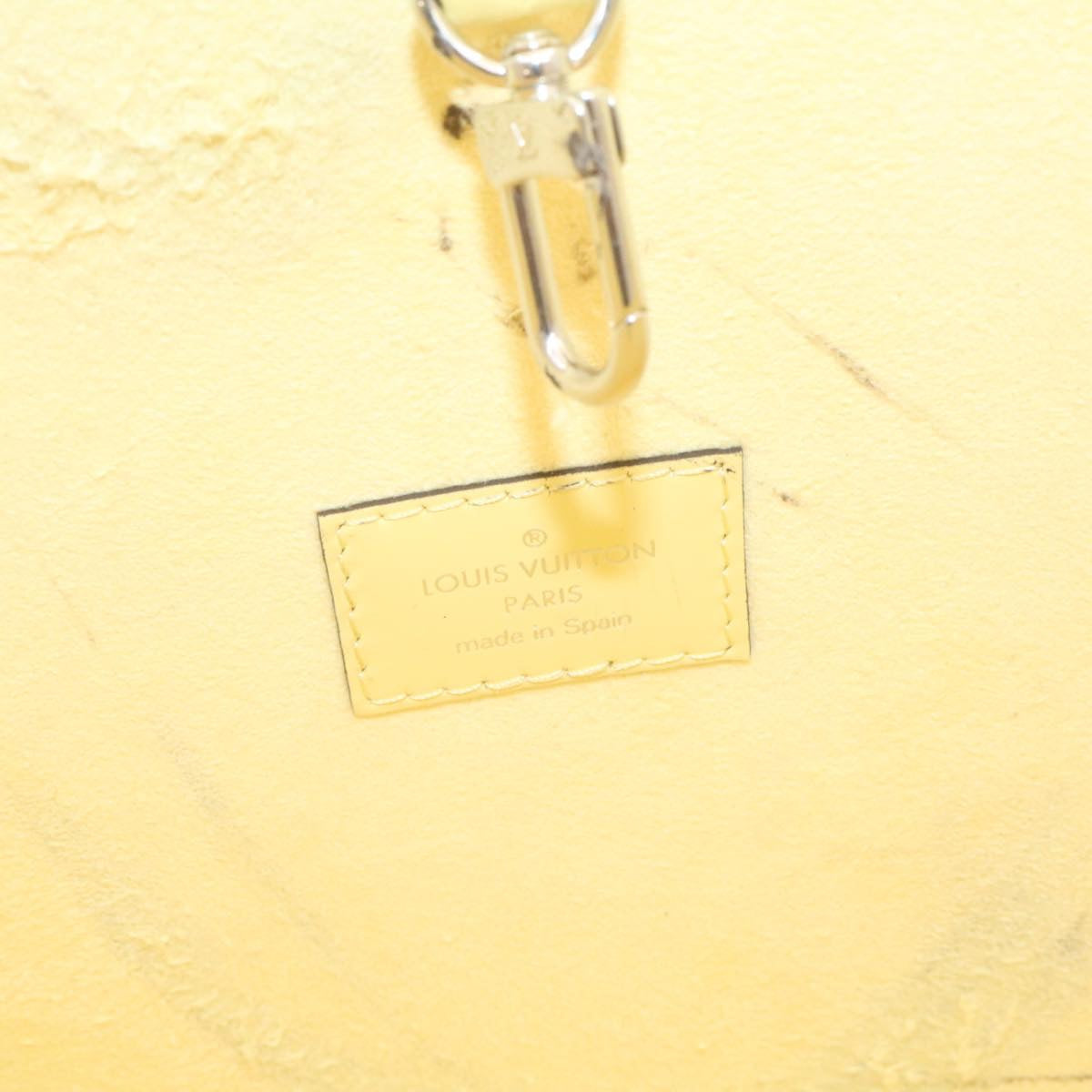 Louis Vuitton Yellow Leather Neverfull MM tote bag