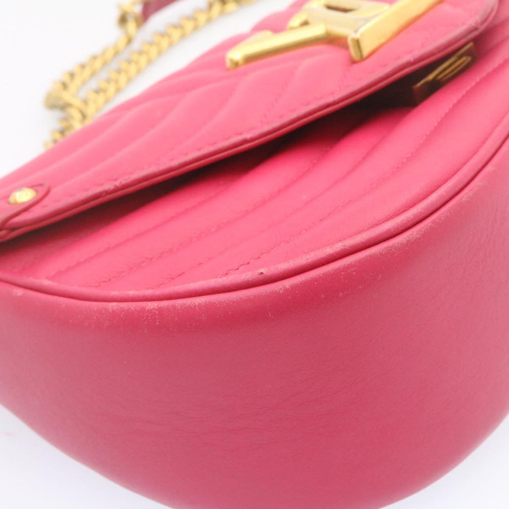 Louis Vuitton Pink Leather New wave shoulder bag