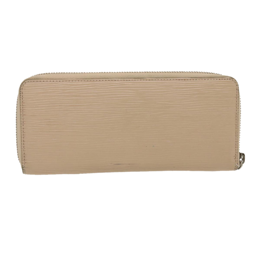 Louis Vuitton Beige Leather Portefeuille Clemence wallet accessories