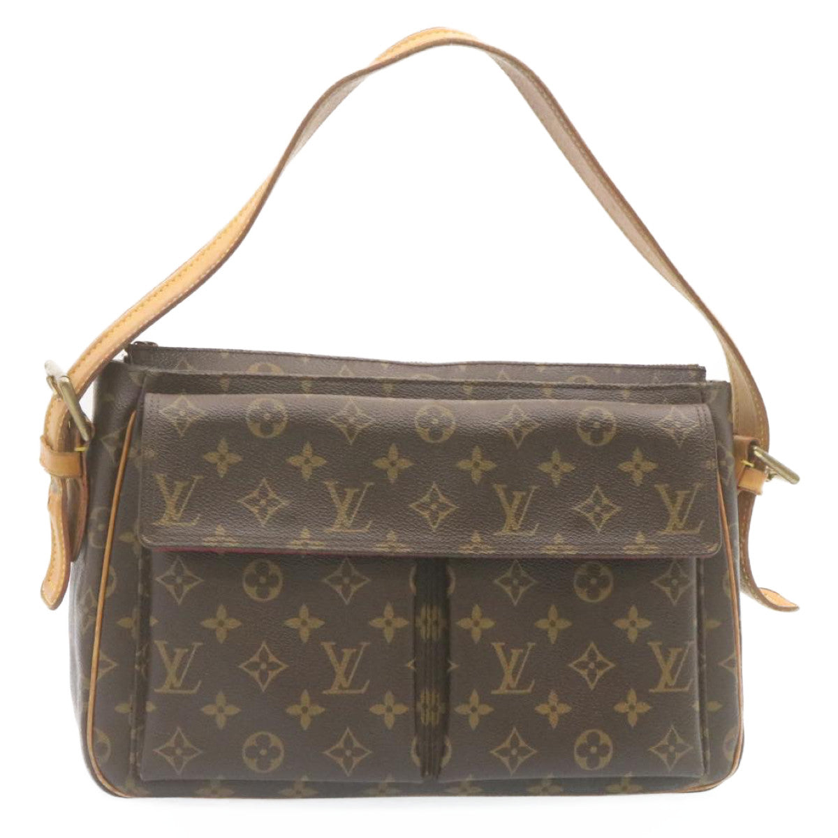 Louis Vuitton Gray Canvas Viva Cite shoulder bag