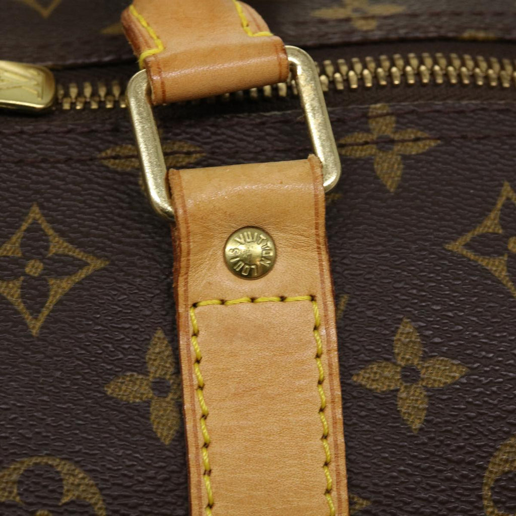 Louis Vuitton Brown Canvas Keepall 60 travel bag