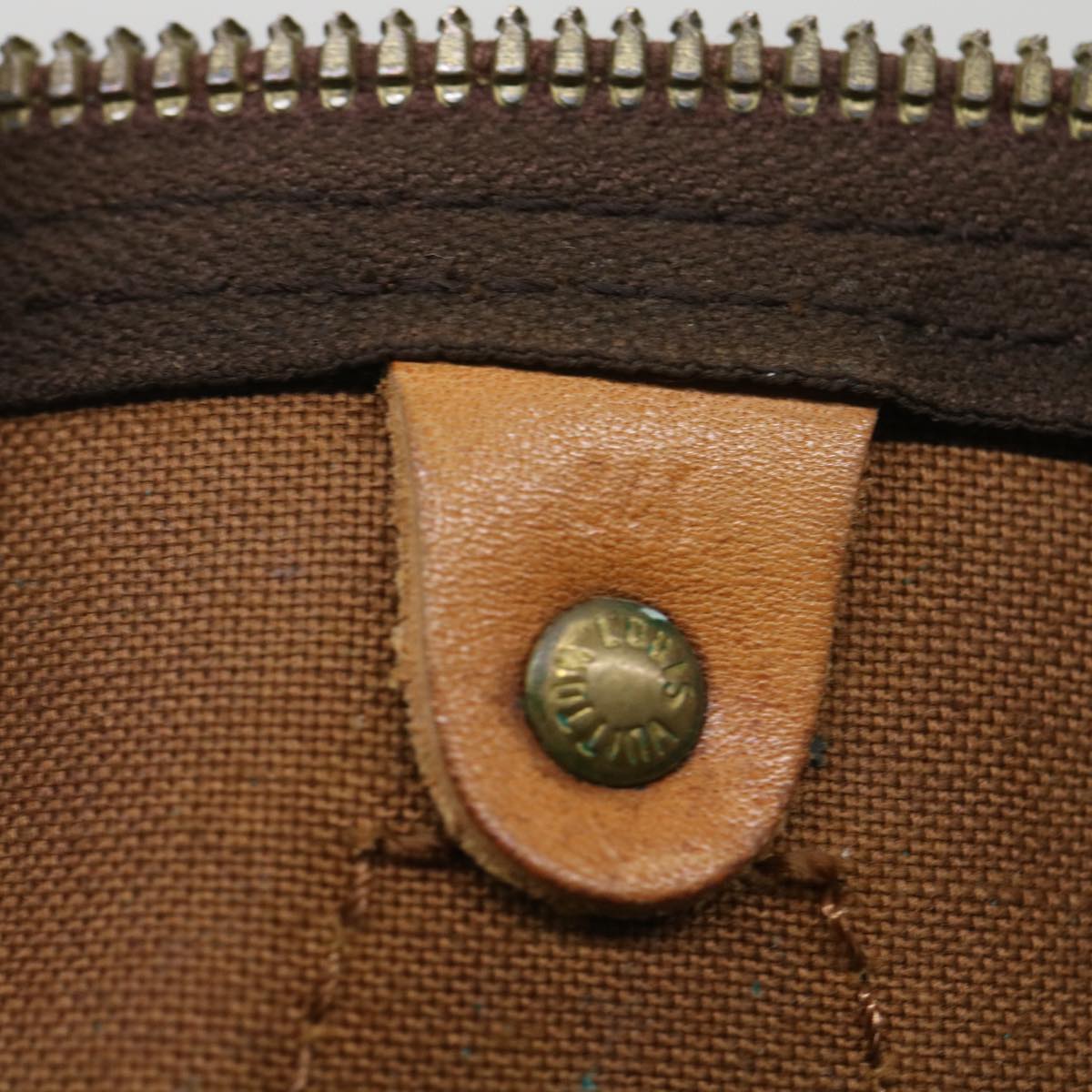 Louis Vuitton Brown Canvas Speedy 40 travel bag