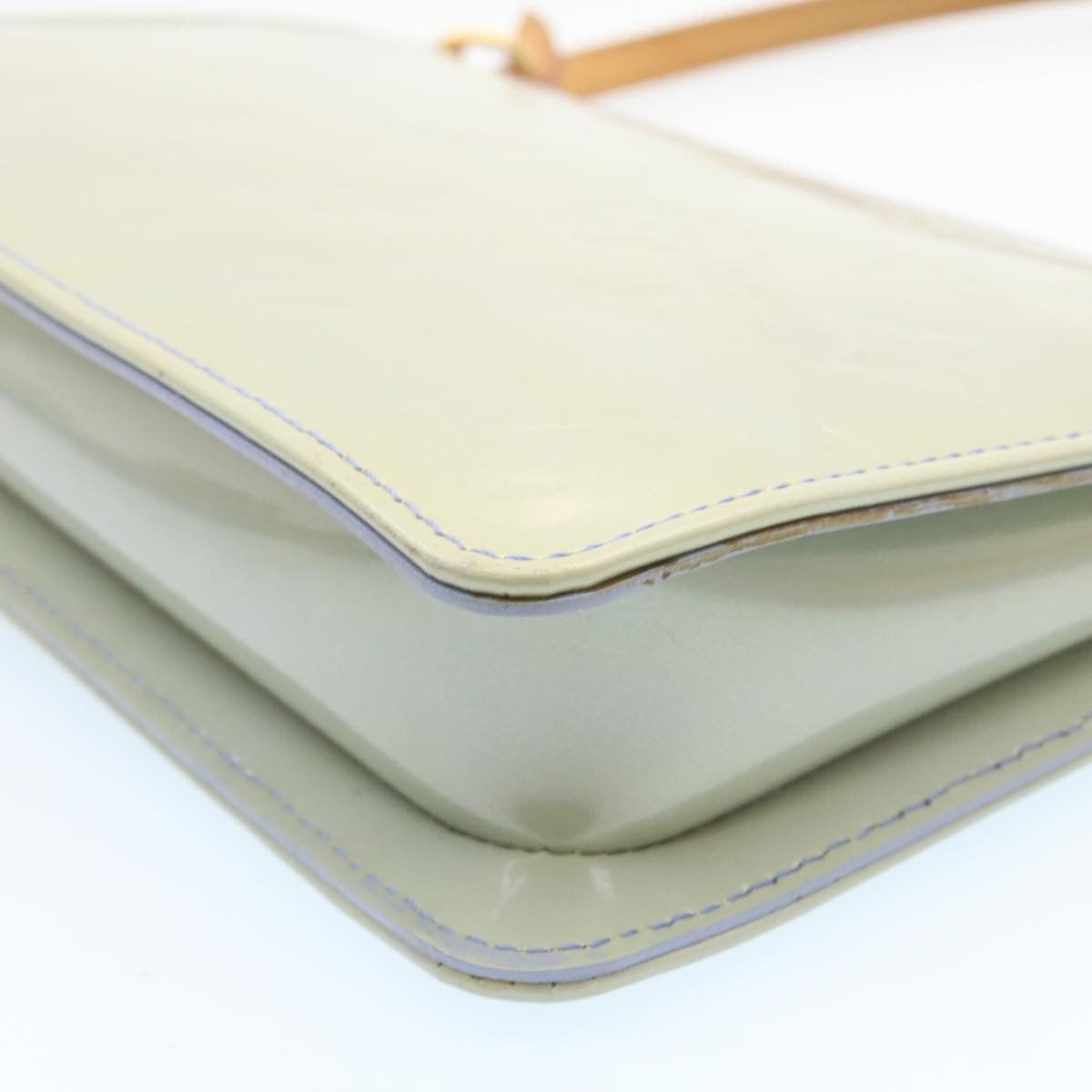 Louis Vuitton Light Blue Patent leather Lexington clutch bag