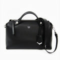 Fendi Black Calfskin Satchel By The Way Bag (SHA-12036)