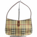 Burberry Hand Bag Beige PVC (SHC1-15960)