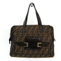 Fendi Brown Zucca Shoulder Bag (SHA-12405)