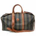 Indistinguishable  Fendi Boston Bag Brown PVC
