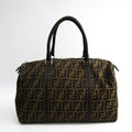 Fendi Brown Zucca Boston Bag (SHA-12343)