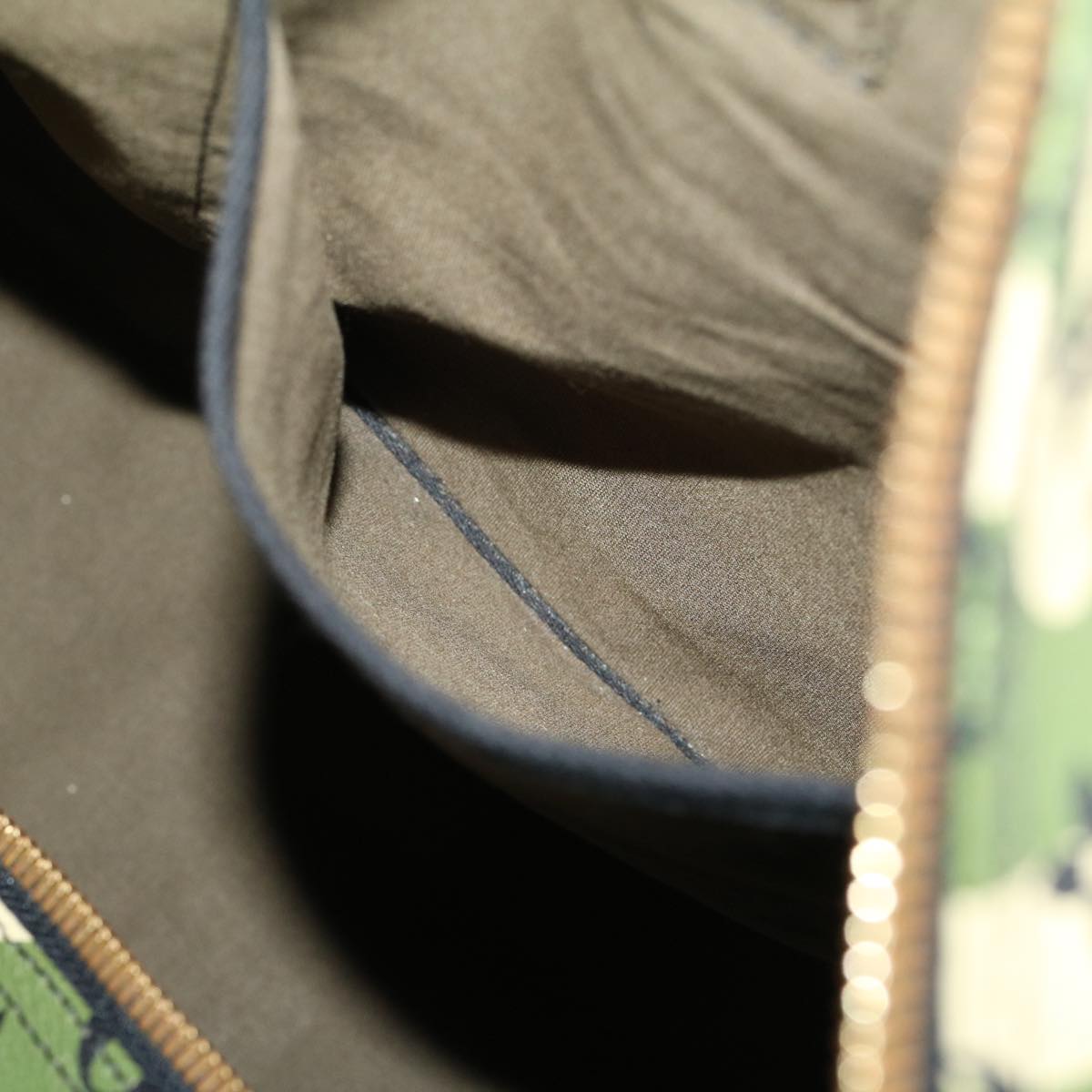 Louis Vuitton Green Canvas Keepall Bandouliere 55 travel bag