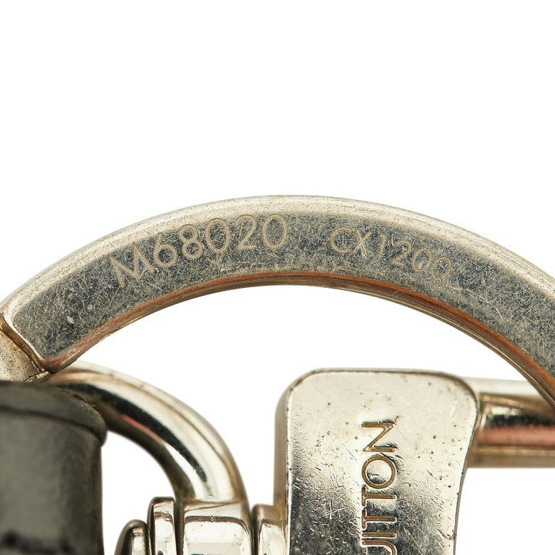 Louis Vuitton Key Charm M68020 Black Noir Leather Men’s