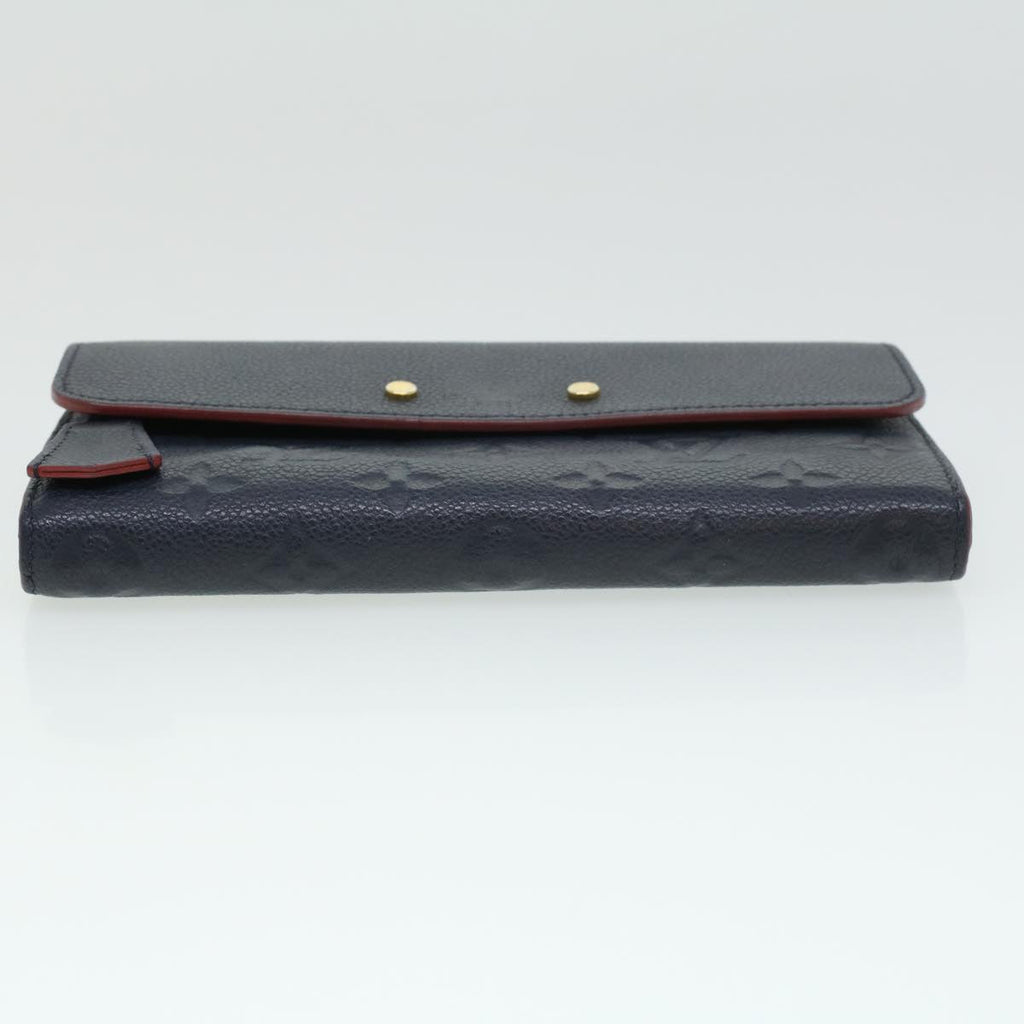 Louis Vuitton Navy Leather Pont Neuf wallet accessories