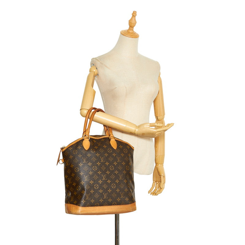 Louis Vuitton Monogram M40606 Handbag PVC/Leather Brown