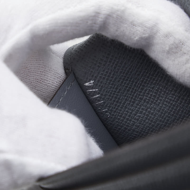 Louis Vuitton Tiger Portfolio Braza Long Wallet M32653 Gray Glassier Leather Men LOUIS VUITTON