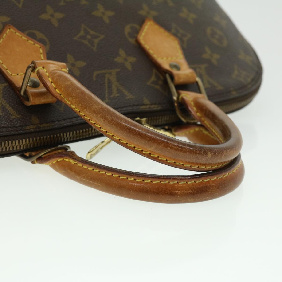 Louis Vuitton Brown Canvas Alma handbag bag