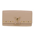 Louis Vuitton Pink Leather Capucines wallet accessories