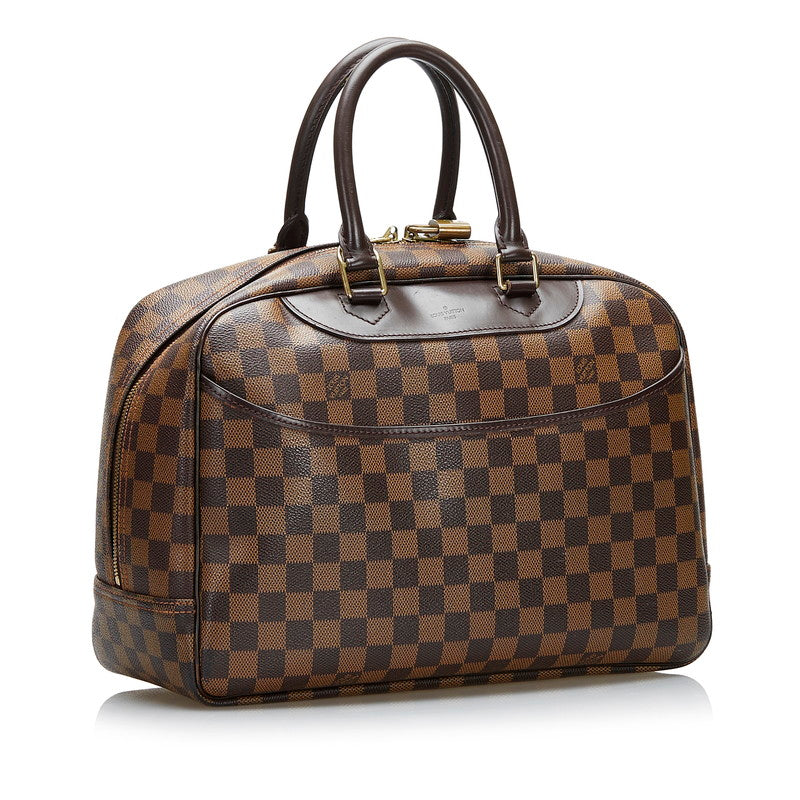 Louis Vuitton Louis Vuitton Damière N47272 Handbag PVC/Leather Brown