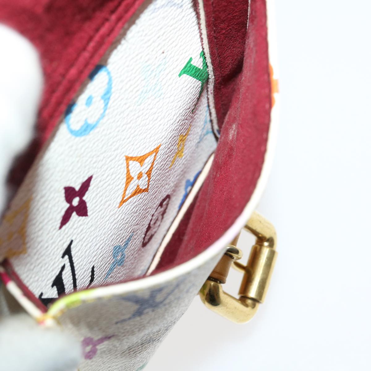 Louis Vuitton White Canvas Lodge shoulder bag