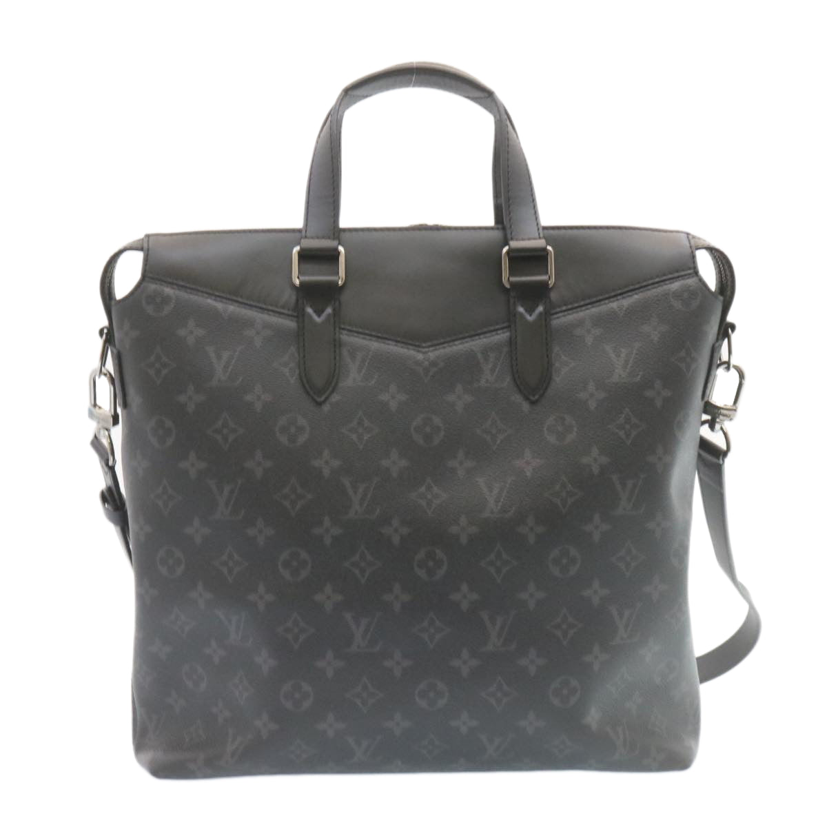 Louis Vuitton Gray Canvas Explorer handbag bag