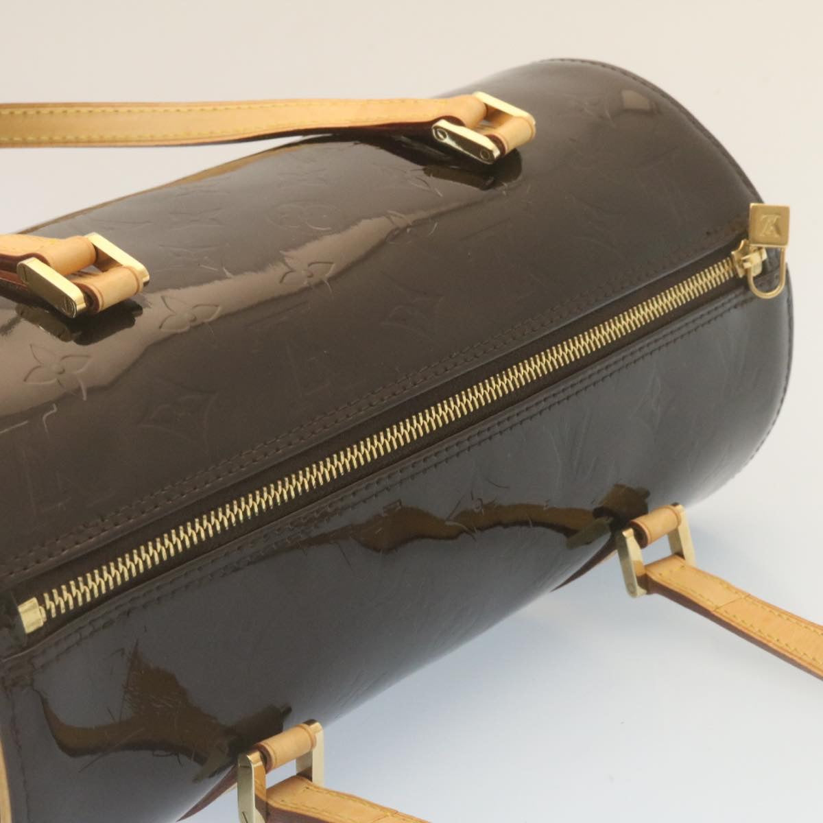 Louis Vuitton Anthracite Patent leather Bedford handbag bag