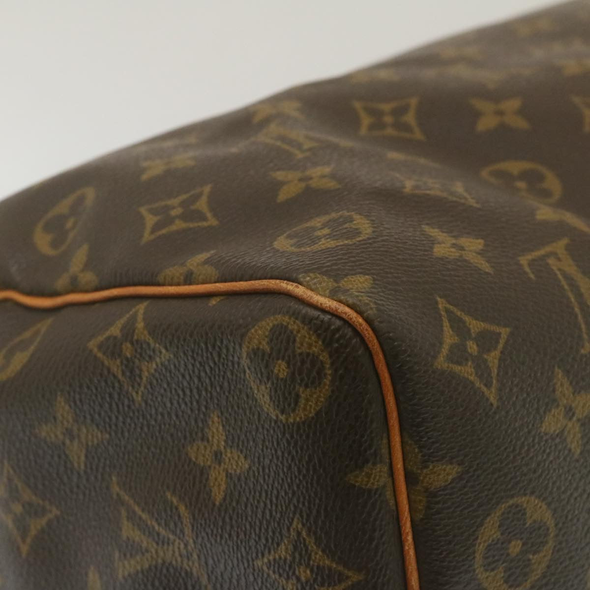 Louis Vuitton Gray Canvas Speedy 35 handbag bag