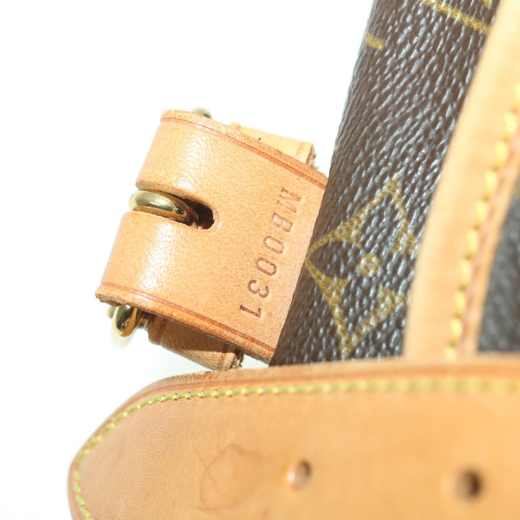 Louis Vuitton Brown Canvas Saumur shoulder bag