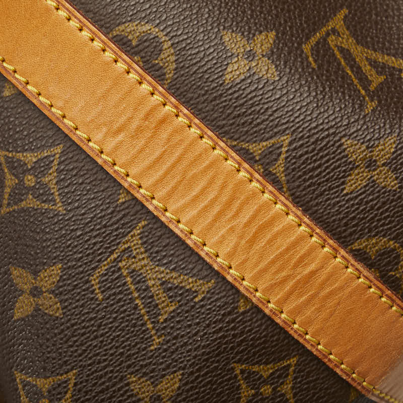 Louis Vuitton Monogram Keepall 50 Boston Bag M41426 Brown PVC Leather  Louis Vuitton