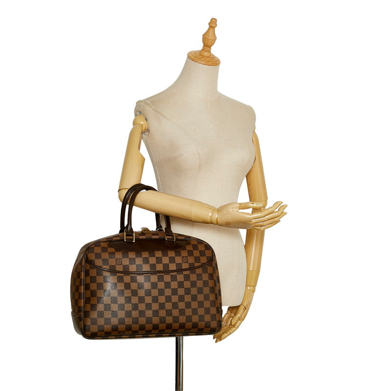 Louis Vuitton Louis Vuitton Damière N47272 Handbag PVC/Leather Brown