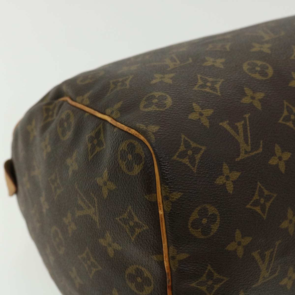 Louis Vuitton Brown Canvas Speedy 35 handbag bag
