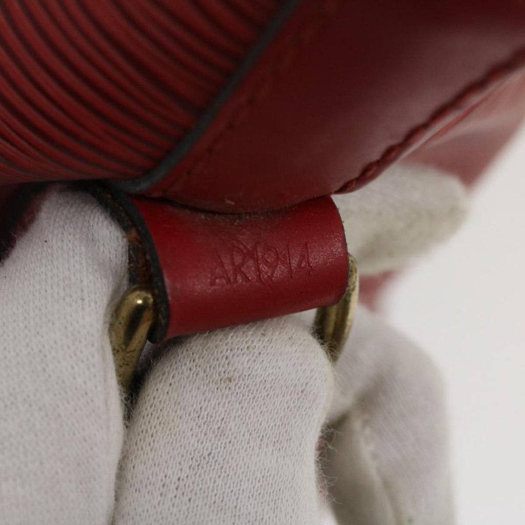 Louis Vuitton Red Leather Noe shoulder bag