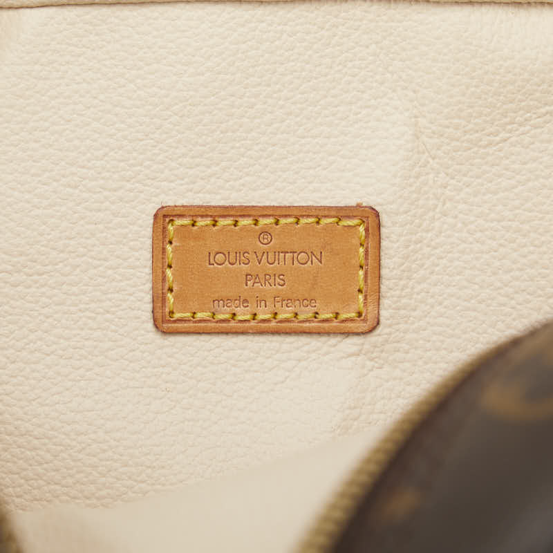 Louis Vuitton Monogram M47500 Handbag PVC/Leather Brown