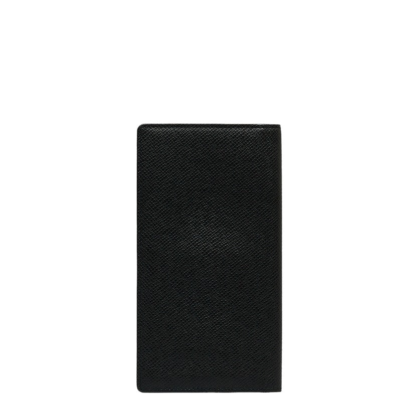Louis Vuitton Tiger Portcourt Credy Long Wallet M31002 Old Black Leather Men LOUIS VUITTON
