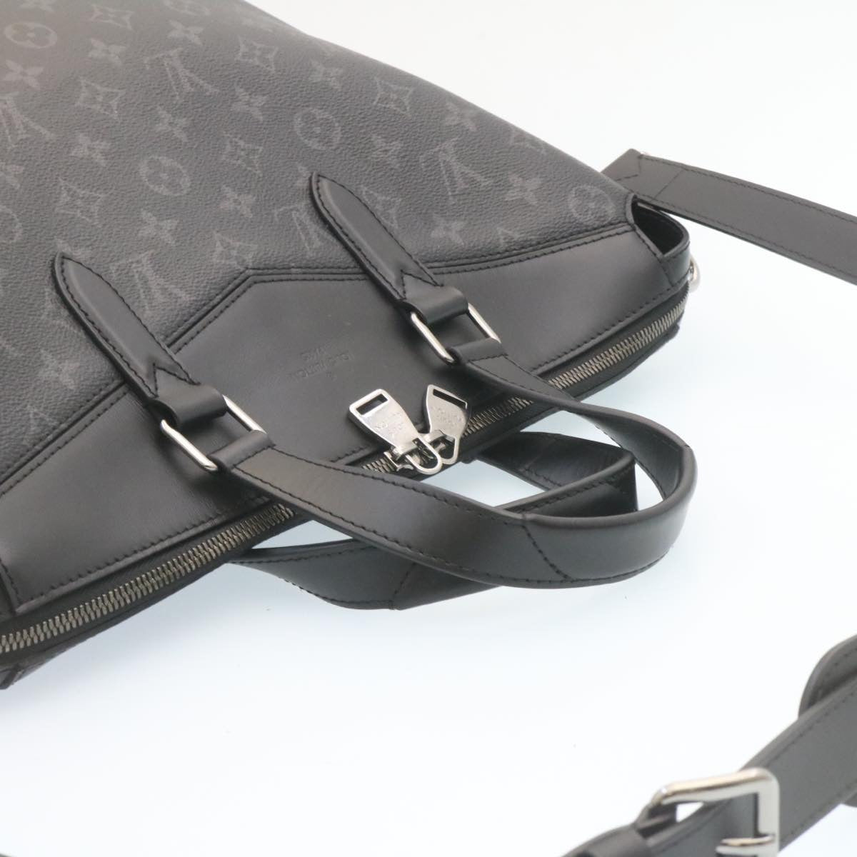 Louis Vuitton Gray Canvas Explorer handbag bag