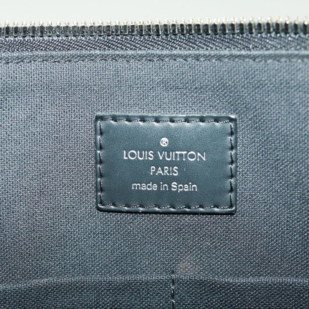 Louis Vuitton Black Canvas Porte documents Jour briefcase bag