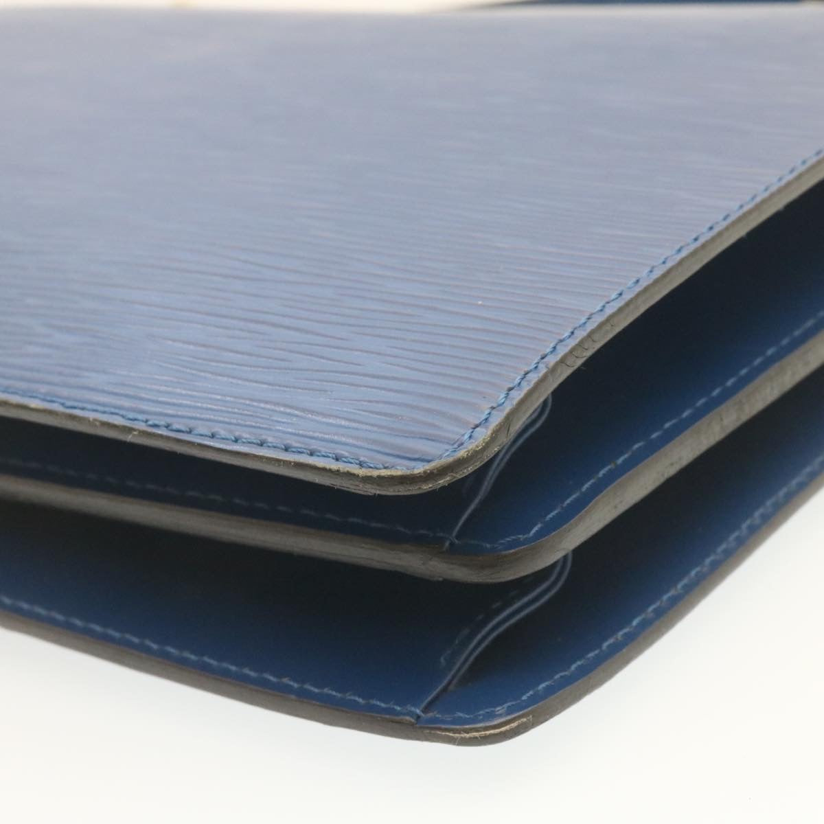 Louis Vuitton Blue Leather Concorde handbag bag