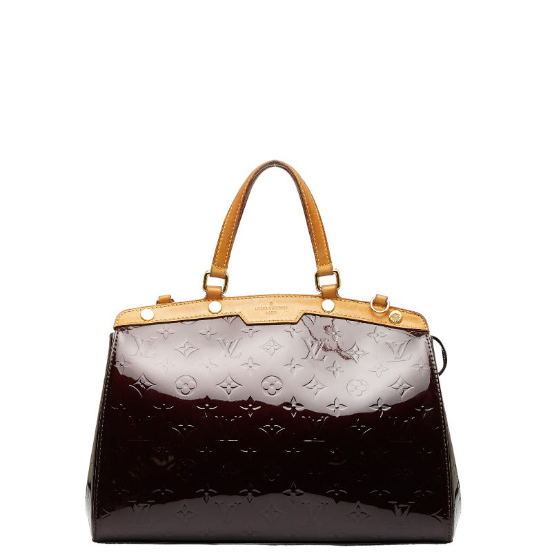 Louis Vuitton Monogram Verney Blair MM Handbag M91690 Rouge Forest Wine Red Patent Leather  Louis Vuitton