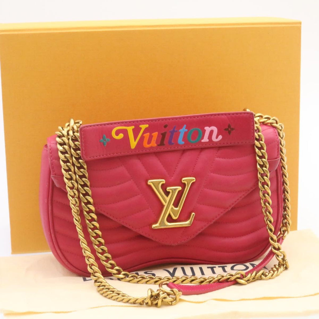 Louis Vuitton Pink Leather New wave shoulder bag