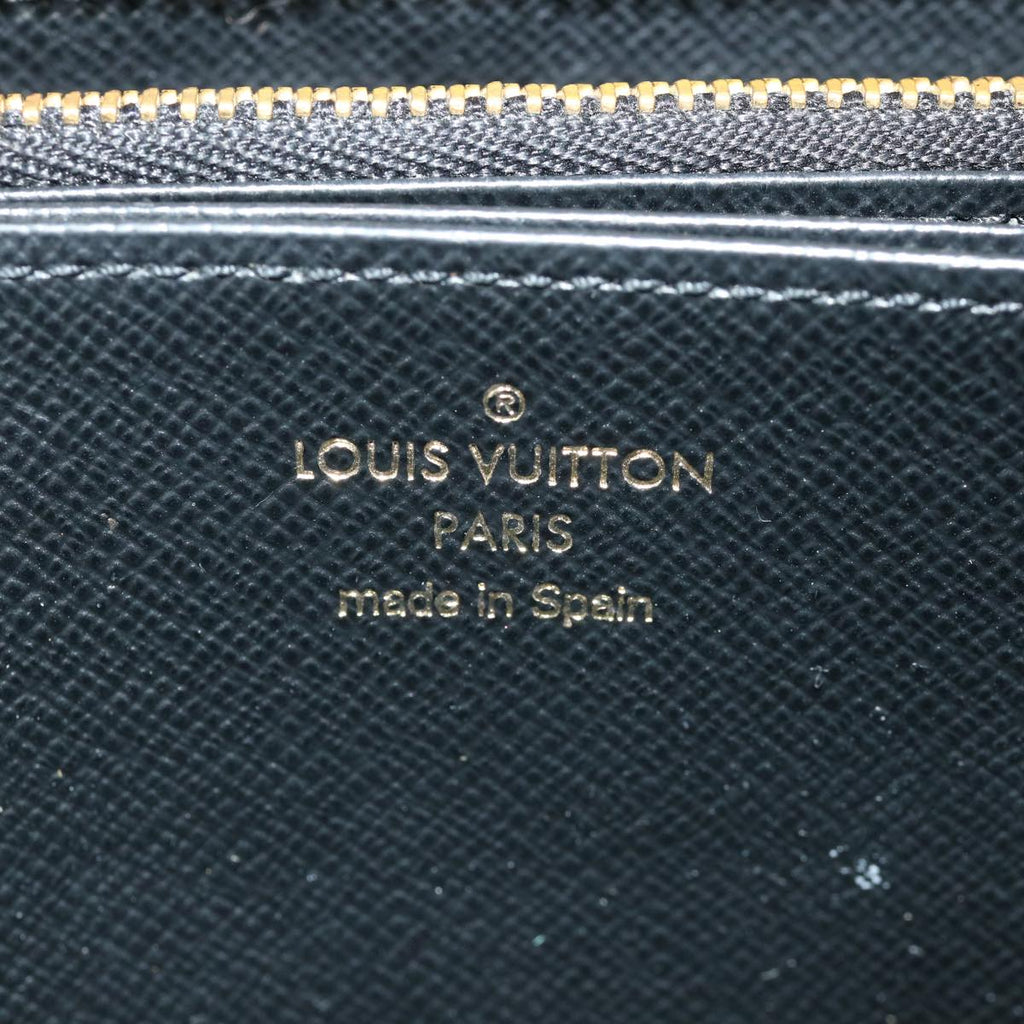 Louis Vuitton Black Leather Portefeuille zippy wallet accessories