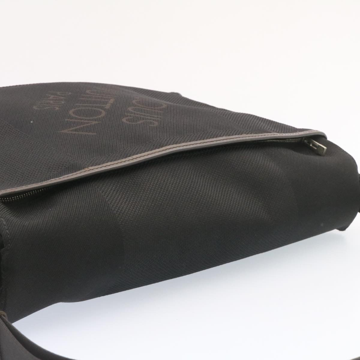 Louis Vuitton Black Canvas Petit messager shoulder bag