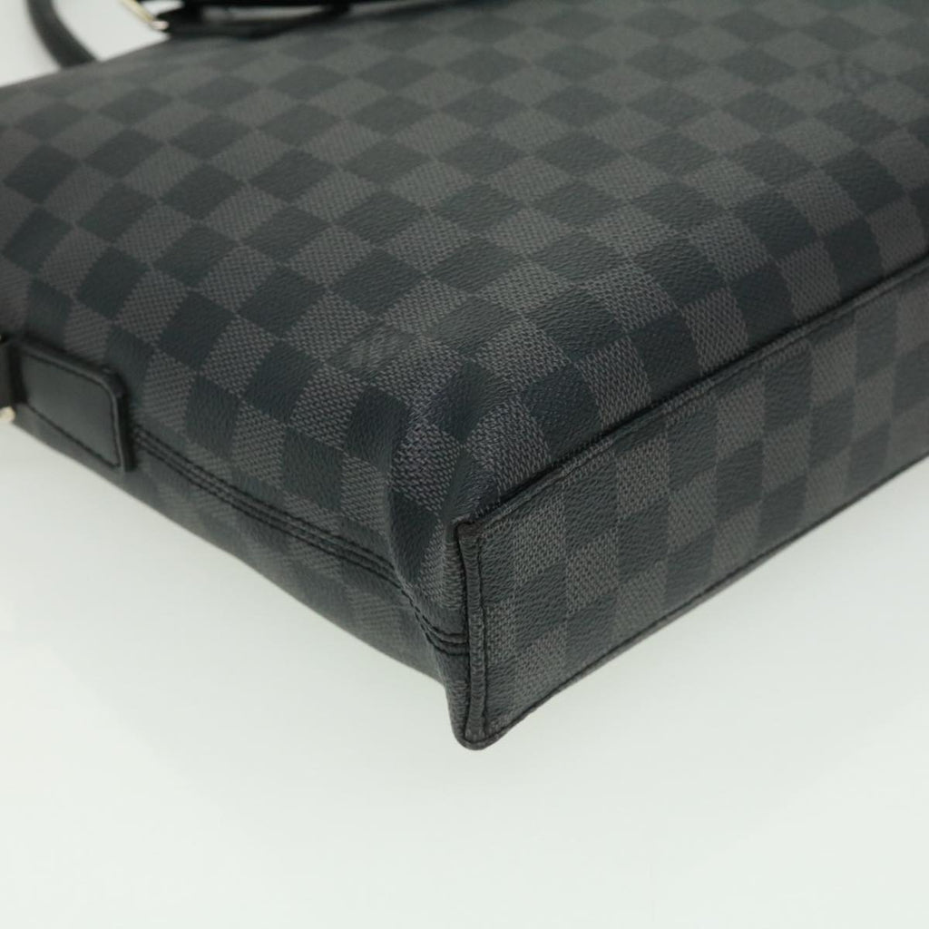 Louis Vuitton Black Canvas Porte documents Jour briefcase bag